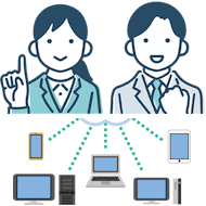 テレワークが可能です
